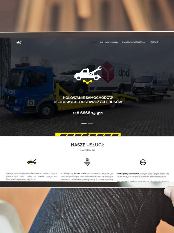 Strona Internetowa Holowanie 24/7